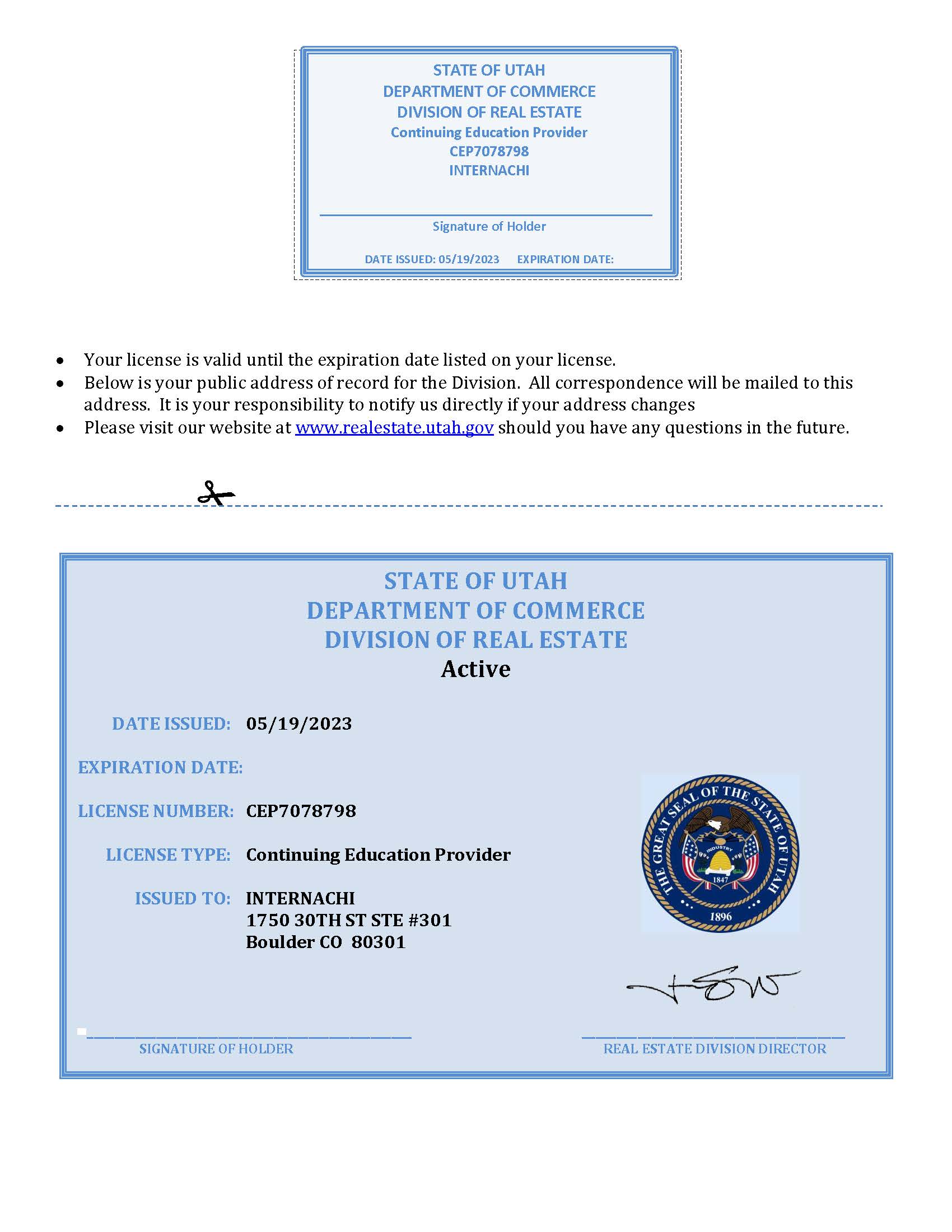 FREE Continuing Education for Licensed Real Estate Agents in Utah