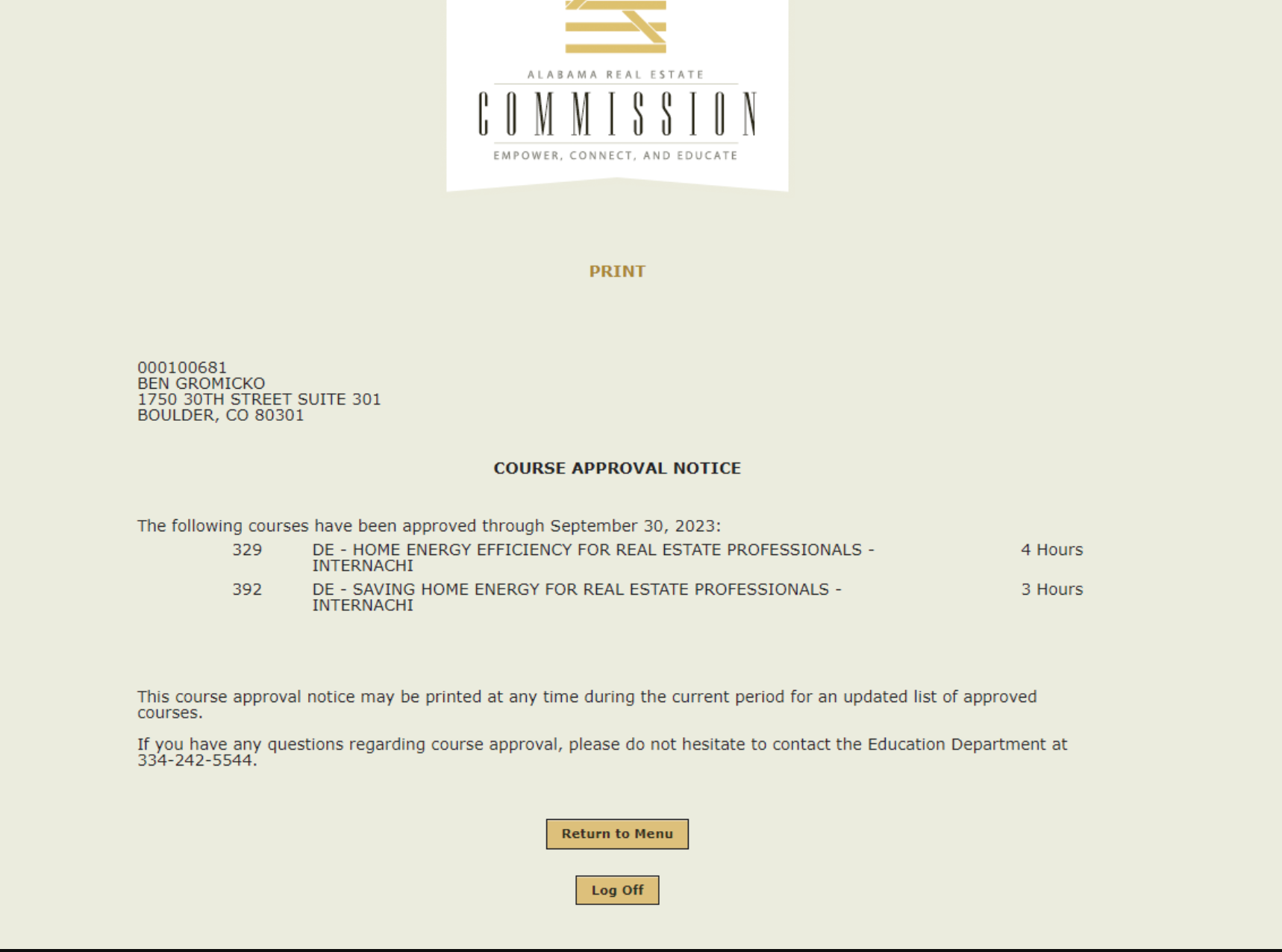 Free, Online Continuing Education for Licensed Real Estate Agents in