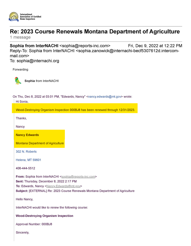 How to a Certified Home Inspector in Montana InterNACHI®