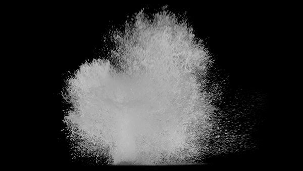 Water Blasts Large Water Blast 9 vfx asset stock footage