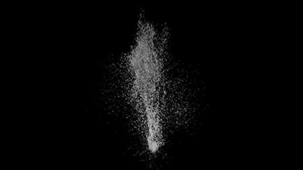 Water Blasts Water Blast High Angle 1 vfx asset stock footage