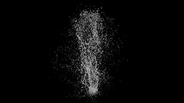Water Blasts Water Blast High Angle 17 vfx asset stock footage