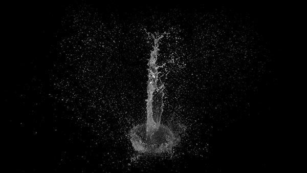 Water Splashes Water Splash High Angle 10 vfx asset stock footage