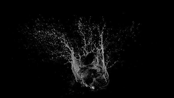 Water Splashes Water Splash High Angle 7 vfx asset stock footage