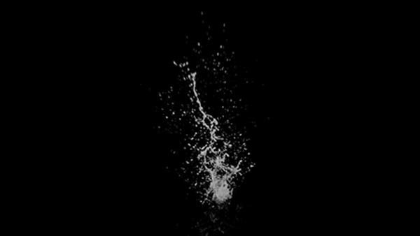 Small Water Hits Vol. 1 Small Water Hit High Angle 1 vfx asset stock footage
