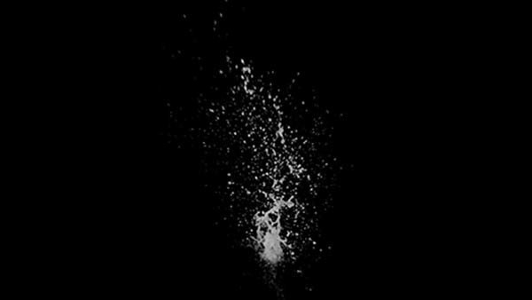 Small Water Hits Vol. 1 Small Water Hit High Angle 11 vfx asset stock footage