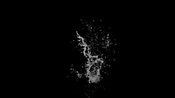 The Water Impact Toolkit Small Water Hit High Angle 20 vfx asset stock footage