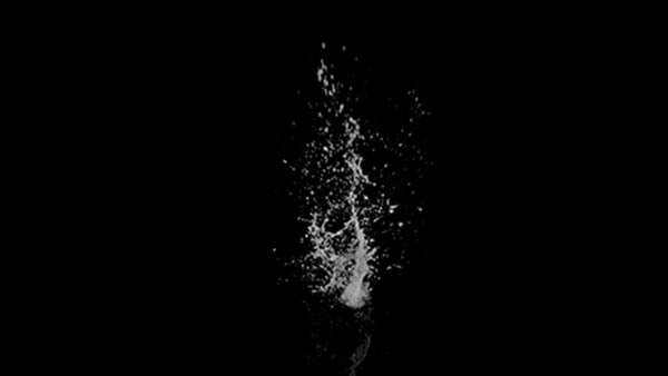 Small Water Hits Vol. 1 Small Water Hit High Angle 3 vfx asset stock footage