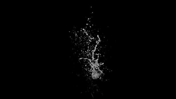 The Water Impact Toolkit Small Water Hit High Angle 4 vfx asset stock footage