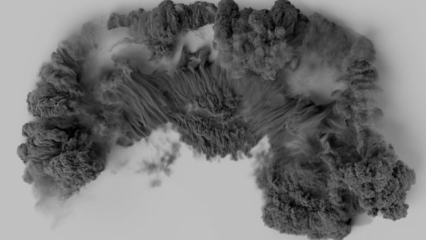 Ground Impact Essentials Dust Wave Top Angle 3 vfx asset stock footage