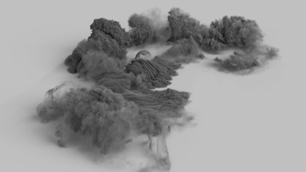 Large Scale Dust Waves Dust Wave High Angle 3 vfx asset stock footage