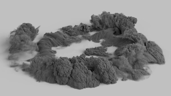 Ground Impact Essentials Dust Wave High Angle 2 vfx asset stock footage