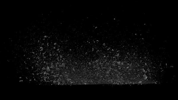 Ground Impact Essentials Exploding Debris Side 1 vfx asset stock footage