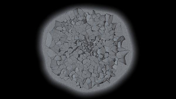 Ground Impact Essentials Ground Crack 1 Top vfx asset stock footage