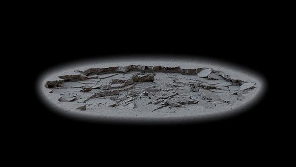 Ground Impact Essentials Ground Crack 2A vfx asset stock footage