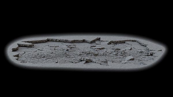 Ground Impact Essentials Ground Crack 3A vfx asset stock footage