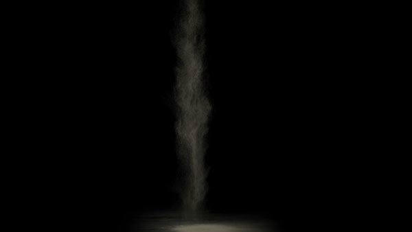 Ground Impact Essentials Falling Dust Wide 1 vfx asset stock footage
