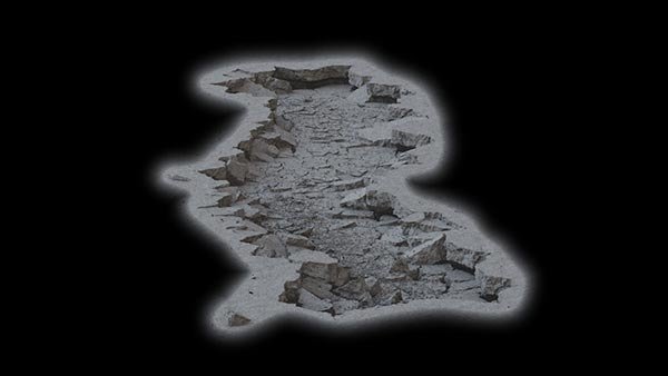 Ground Cracks Vol. 1 Ground Crack 4B vfx asset stock footage
