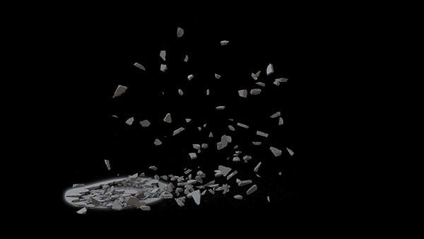Ground Bursts Ground Burst 3A vfx asset stock footage