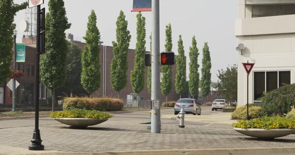 Empty Street Corner Clip 3 vfx asset stock footage