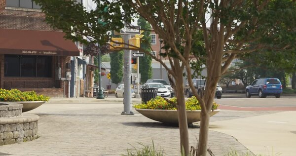 Empty Street Corner Clip 2 vfx asset stock footage