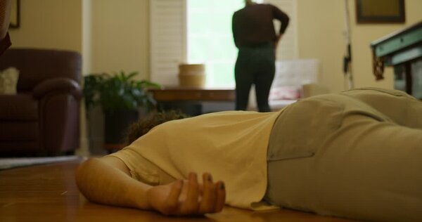 Fatal Stabbing in House Clip 5 vfx asset stock footage