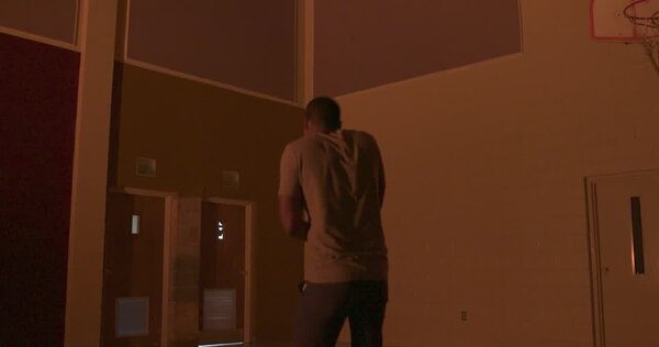 Fire Inside Gym Clip 3 vfx asset stock footage