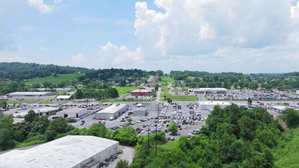 Aerials of Modern Building Clip 1 vfx asset stock footage