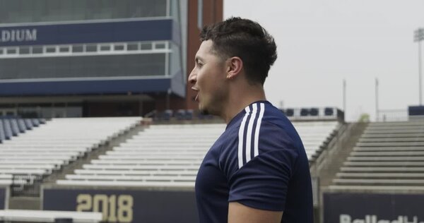Sports Player Celebrating a Goal Clip 1 vfx asset stock footage