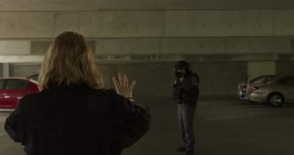 Superhero Telekinetically Defeats Soldiers Clip 7 vfx asset stock footage