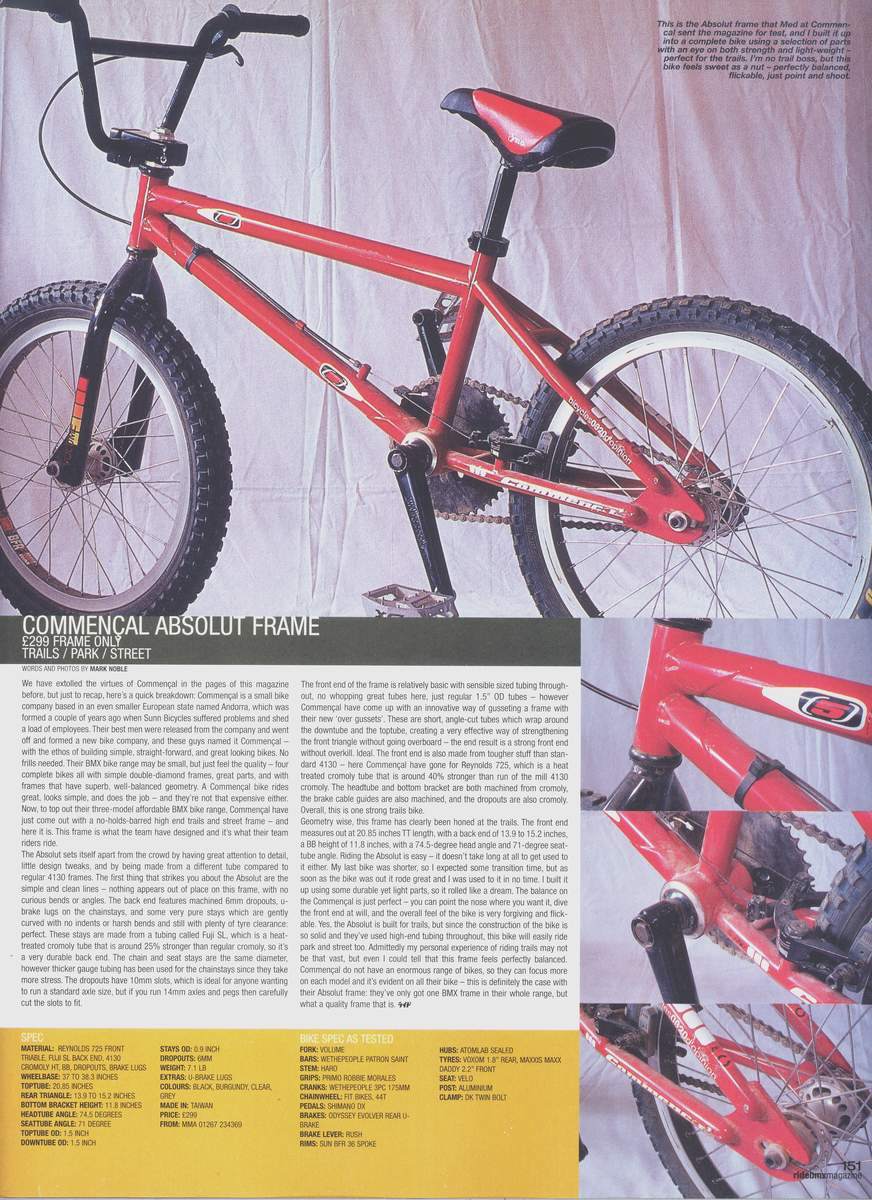 commencal bmx