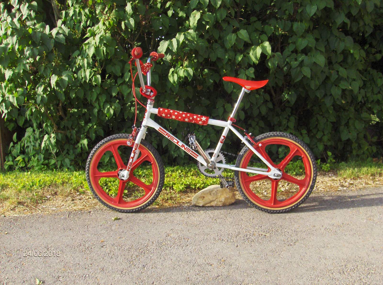 red bmx parts