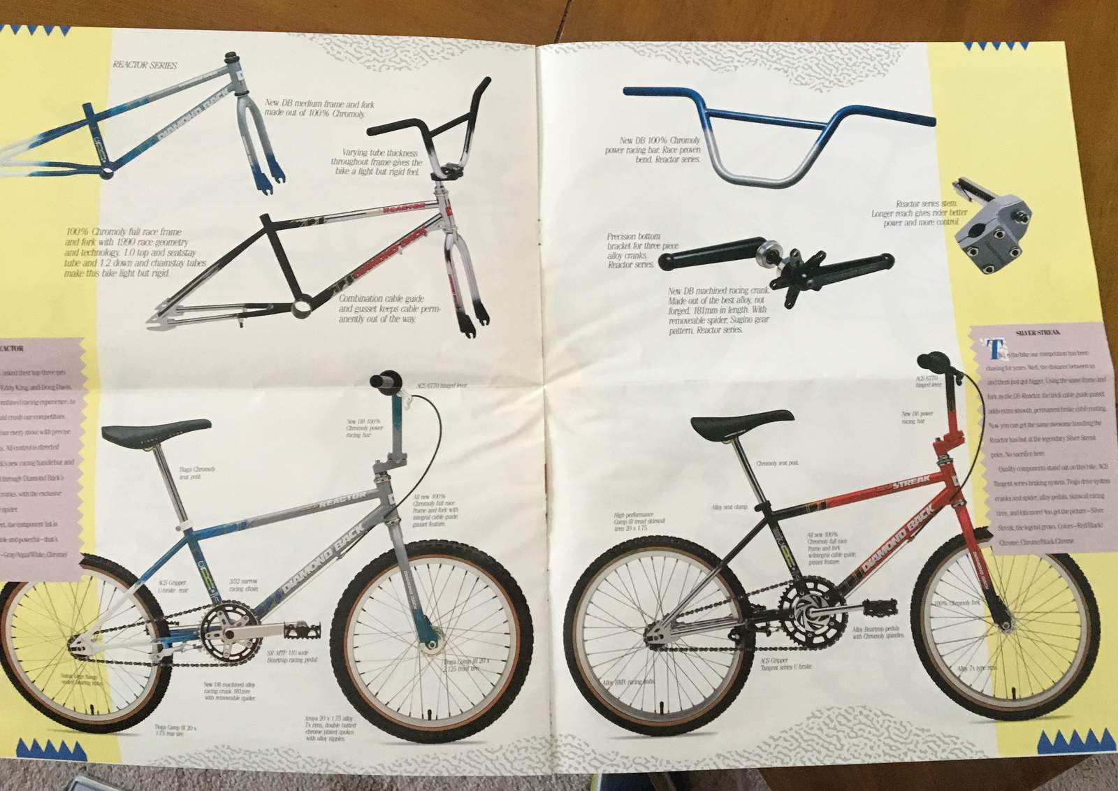 1988 Diamond Back "Reactor Series" 3 PC Cranks, were they ever made