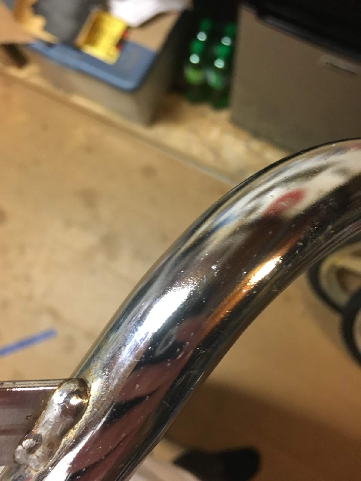 Rust removal on chrome vinegar and 0000 steel wool Forums