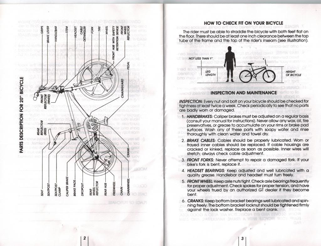 GT / DYNO Owner's Manual 1997 or 1998, came with my Mach One
