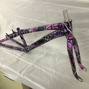 hydro dipping bmx frame