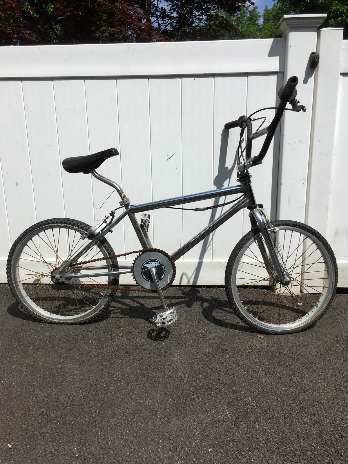 chrome 20" frame stamped REDLINE TRIMOLY 8 digit SN starts 86