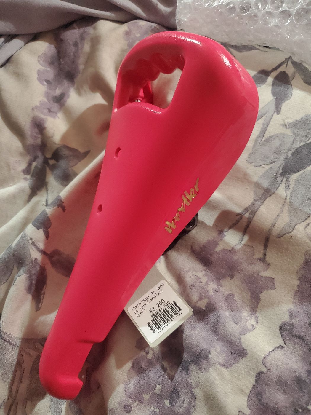 KASHIMAX HANDLER FS Freestyle BMX Seat - Old School Retro Nylon Saddle, Made In Japan