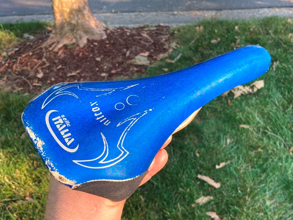 a NOS Selle Italia Nitrox Saddle a Made in Italy a 275 x 140