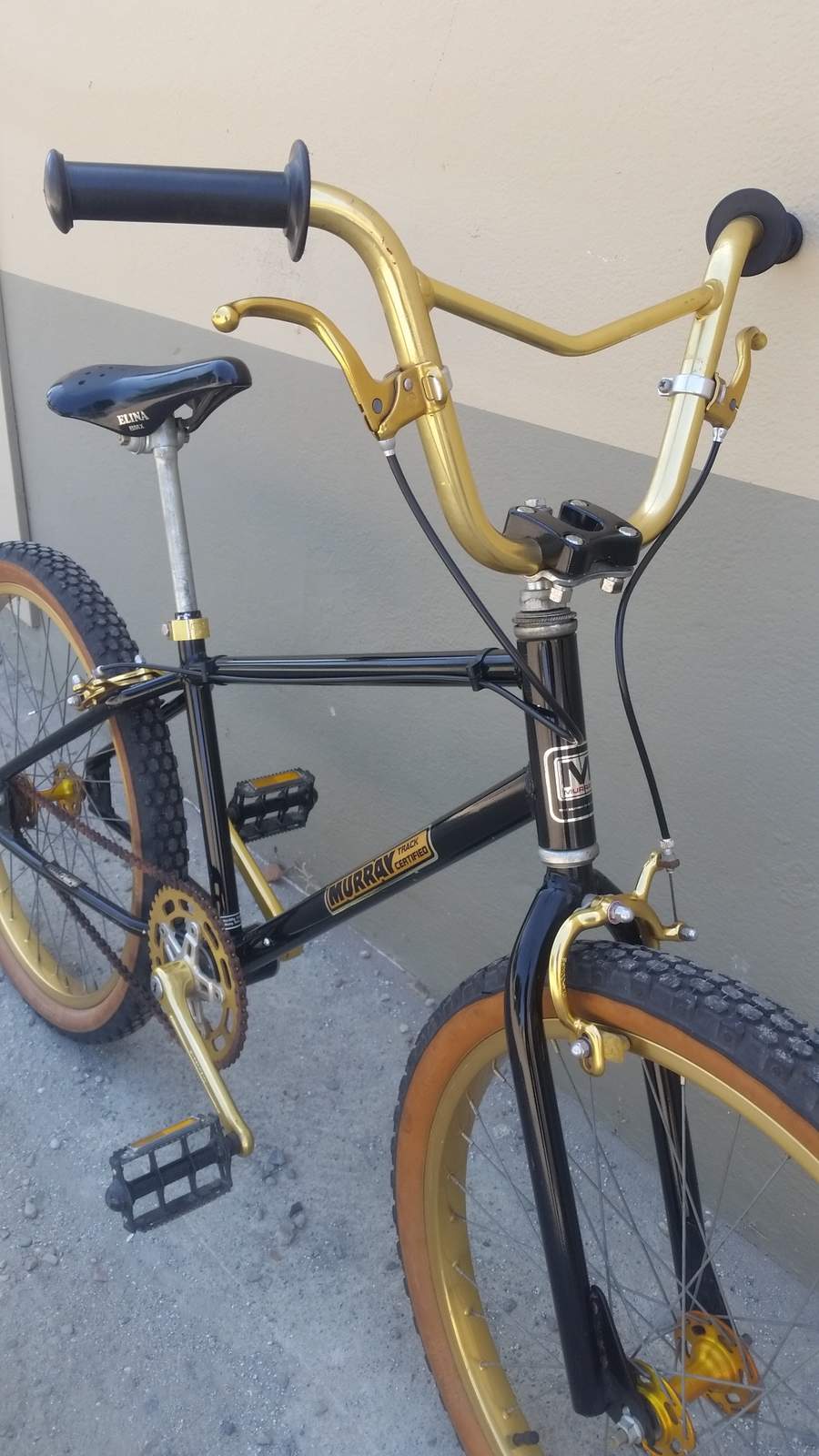 black and gold bmx
