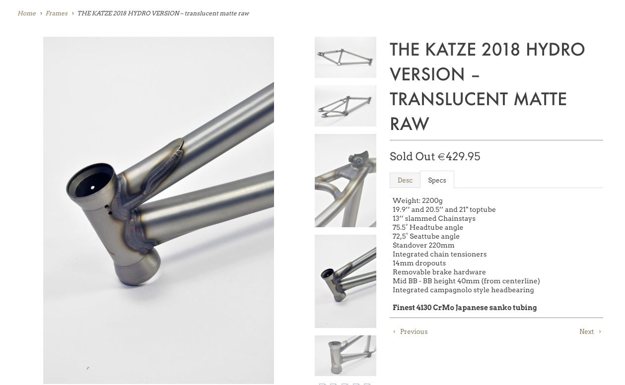 2019 Autum The Katze - BMXmuseum.com Forums