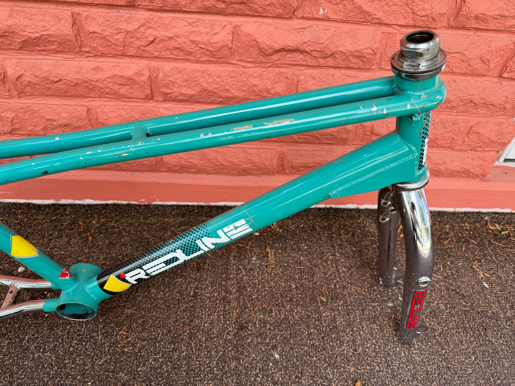 BMXmuseum.com For Sale / 1985 REDLINE RL20II PROSTYLER TEAL CHROME ...