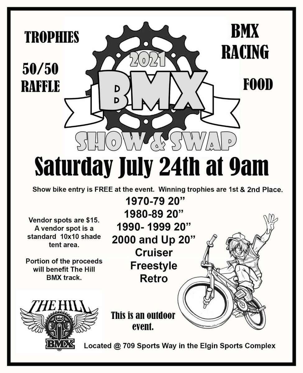 July 24th at The Hill in Elgin Illinois Show and Swap Event