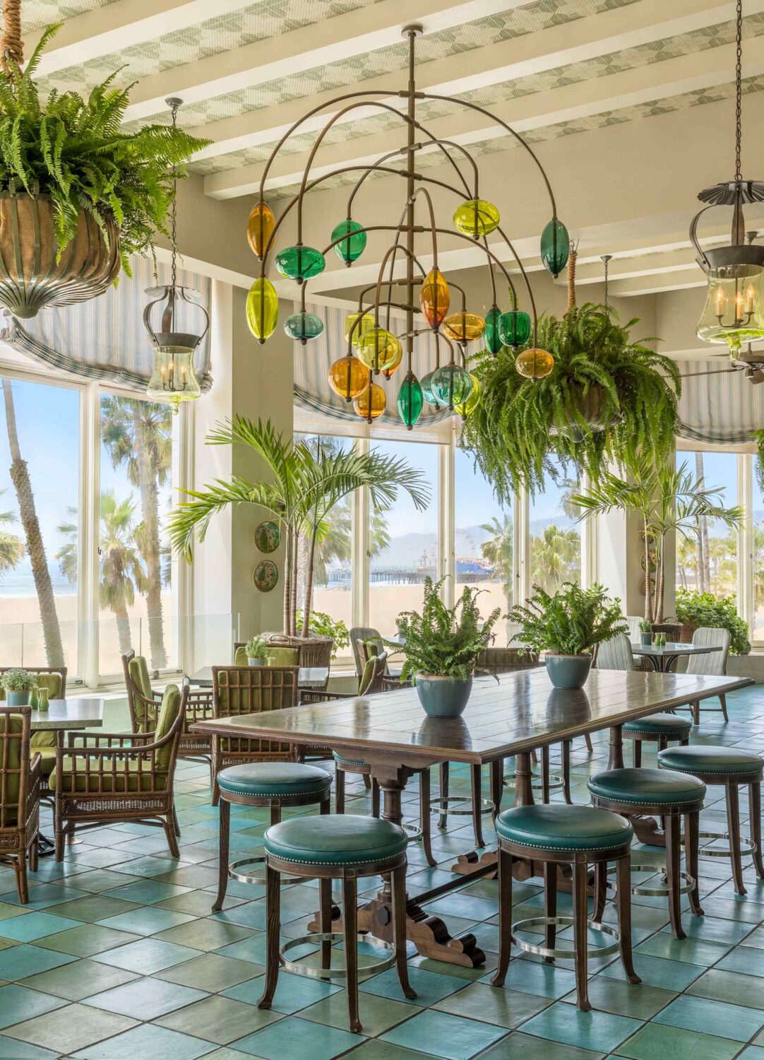 Shot of table in the hotel dining restaurant, Terrazza