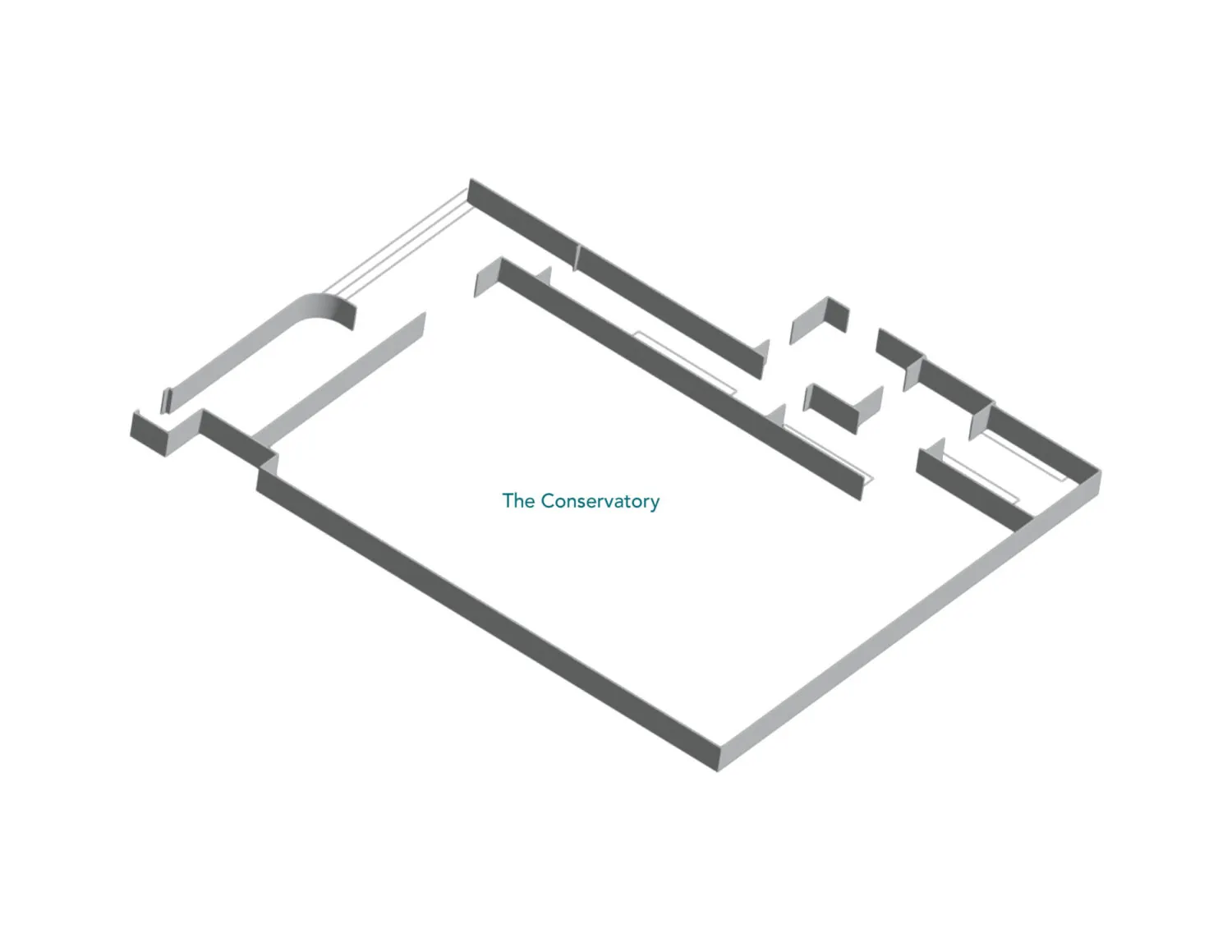 The conservatory venue floorplan