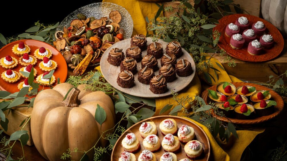 Thanksgiving dessert buffet at Terrazza