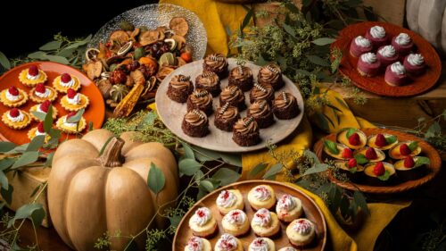 Thanksgiving dessert buffet at Terrazza