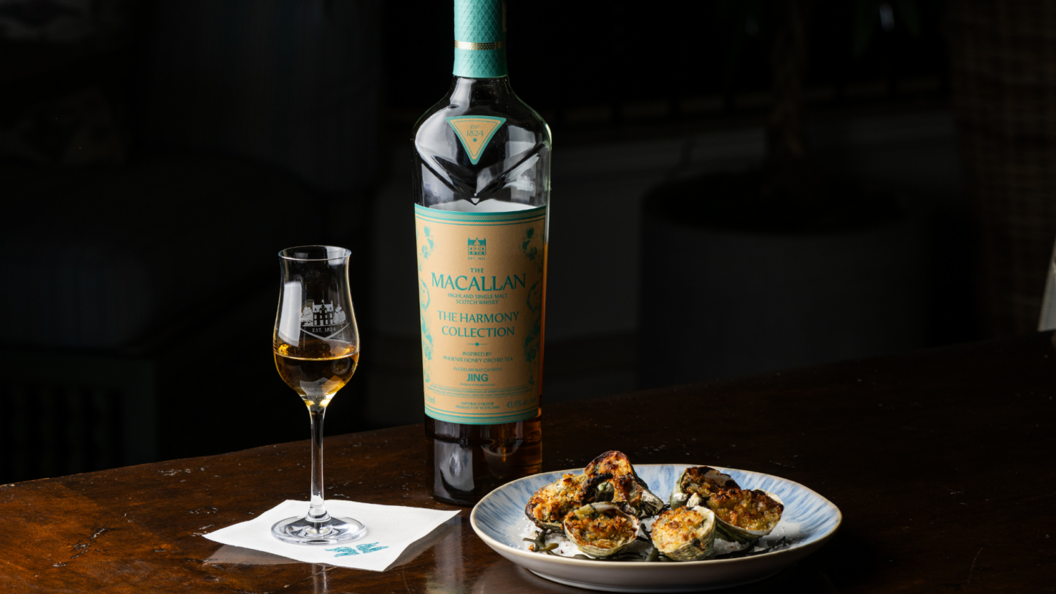 Macallan Pairing Pre Fixe Menu Oysters