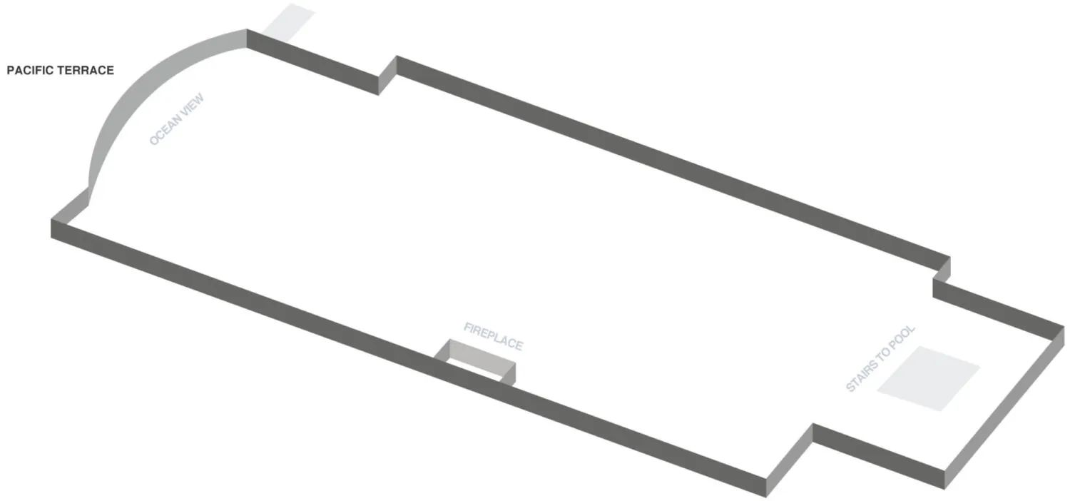 Pacific Terrace venue floor plan