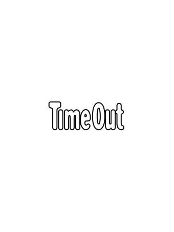 The rectangle on the white background contains the text "TimeOut."